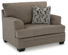 Stonemeade Oversized Stationary Fabric Chair Nutmeg
