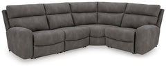 Next-Gen Durapella 4-Piece Power Reclining Zero Gravity Sectional Slate