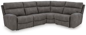 Next-Gen Durapella 4-Piece Power Reclining Zero Gravity Sectional Slate