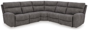 Next-Gen Durapella 5-Piece Power Reclining Zero Gravity Sectional Slate