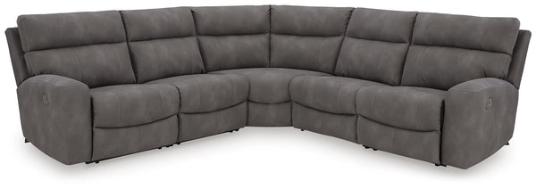 Next-Gen Durapella 5-Piece Power Reclining Zero Gravity Sectional Slate