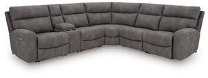 Next-Gen Durapella 6-Piece Power Reclining Zero Gravity Sectional Slate