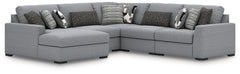 Bealton 5-Piece Sectional with Chaise Salt & Pepper