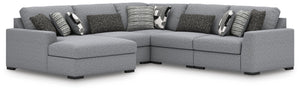 Bealton 5-Piece Sectional with Chaise Salt & Pepper