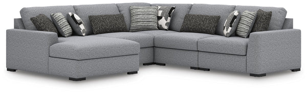 Bealton 5-Piece Sectional with Chaise Salt & Pepper