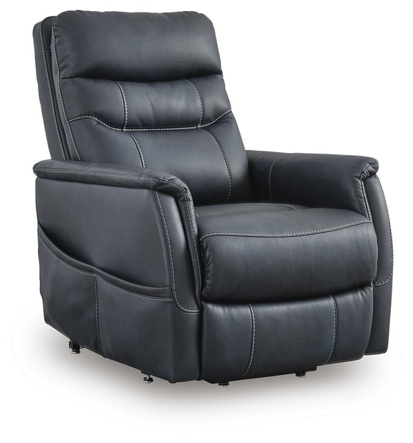 Strawbill Power Lift Heat & Massage Recliner Sapphire