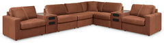 Modmax 8-Piece Sectional with Audio Consoles Spice