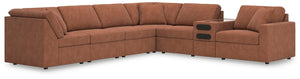 Modmax 7-Piece Sectional with Audio Console Spice