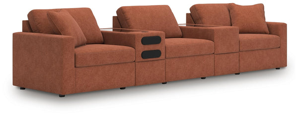 Modmax 5-Piece Sectional with Audio System Spice