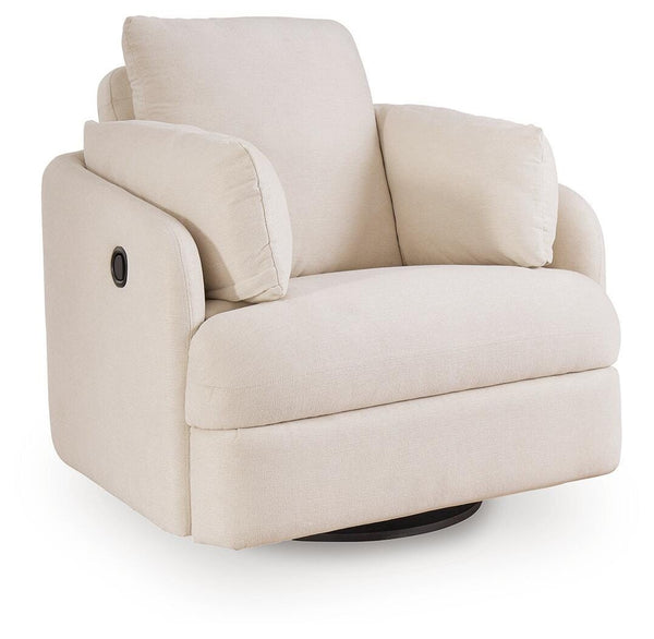 Modmax Swivel Manual Glider Recliner Oyster