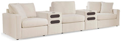 Modmax 5-Piece Sectional with Audio Consoles Oyster