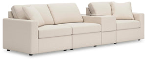 Modmax 4-Piece Sectional with Storage Console Oyster