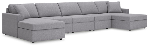 Modmax 5-Piece Double Chaise Sectional Granite