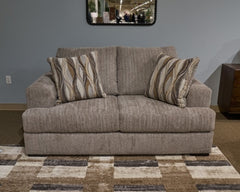 Lofwood Fabric Stationary Loveseat Fossil