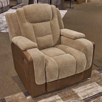 Mixed Motion Zero Gravity P2 Dual-Power Adjustable Headrest Recliner Brownstone