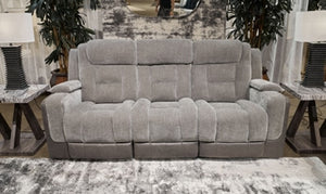 Mixed Motion P2 Power Adjustable Headrest Reclining Zero Gravity Sofa Shadow