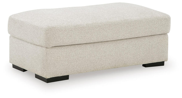 Conlee-Pike Fabric Ottoman Linen