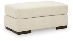 Jayne Park Fabric Ottoman Sand