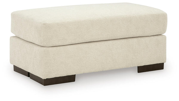 Jayne Park Fabric Ottoman Sand