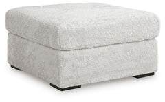 Cuddle Plush Oversized Accent Ottoman Arctic