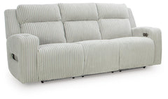 Forest Lake Power Adjustable Headrest Reclining Sofa Alloy