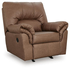WillowBend Stationary Manual Rocker Recliner Caramel