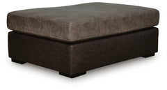 Castille Way Oversized Accent Stationary Ottoman Fossil