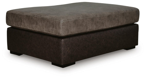 Castille Way Oversized Accent Stationary Ottoman Fossil