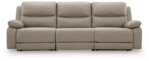 Narwhal Place P2 3-Piece Power Reclining Zero Gravity Sectional Pebble
