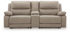 Narwhal Place P2 3-Piece Power Reclining Zero Gravity Sectional Pebble