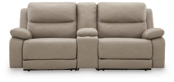 Narwhal Place P2 3-Piece Power Reclining Zero Gravity Sectional Pebble