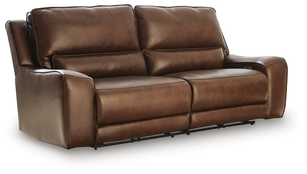 DeepWakes P2 Power Reclining Leather Zero Gravity Sofa Canyon