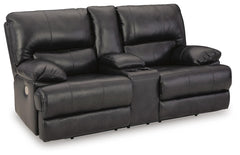 Mountainous Zero Gravity P2 Power Leather Reclining Adjustable Headrest Loveseat Eclipse