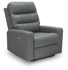 Pennacle Pier P2 Dual-Power Adjustable Headrest Leather Recliner Tideon