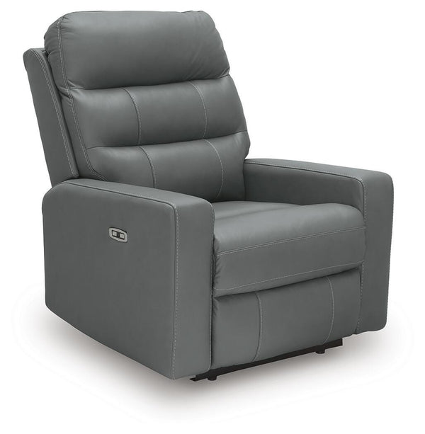 Pennacle Pier P2 Dual-Power Adjustable Headrest Leather Recliner Tideon