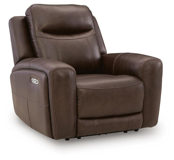 Gravier Zero Gravity P3 Triple Power Adjustable Headrest Leather Recliner Cordova