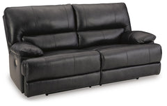 Mountainous P2 Power Reclining Leather Zero Gravity Sofa Eclipse