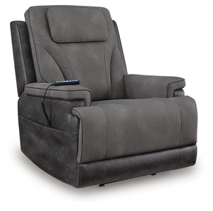 Peaceful Zero Gravity Pause P3 Power Lift Heat & Massage Recliner Slate