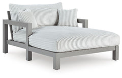 Hurley Park Outdoor Chaise Lounge with Cushion Gray