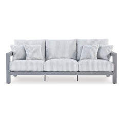Hurley Park Outdoor Sofa with Cushion Gray