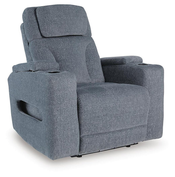 Studio Cave P2 Dual-Power Adjustable Headrest Recliner Steel
