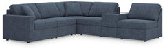 Modmax 6-Piece Stationary Sectional with Storage Console Ink