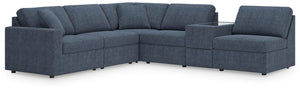 Modmax 6-Piece Stationary Sectional with Storage Console Ink