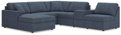 Modmax 6-Piece Stationary Sectional with Chaise Ink