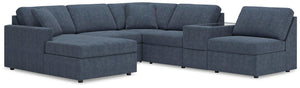 Modmax 6-Piece Stationary Sectional with Chaise Ink