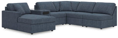 Modmax 6-Piece Stationary Sectional with Chaise Ink