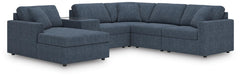 Modmax 6-Piece Stationary Sectional with Chaise Ink
