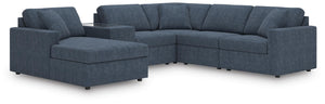 Modmax 6-Piece Stationary Sectional with Chaise Ink