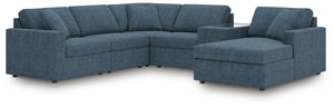 Modmax 6-Piece Stationary Sectional with Chaise Ink