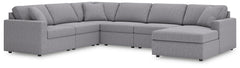 Modmax 6-Piece Sectional with Chaise Granite